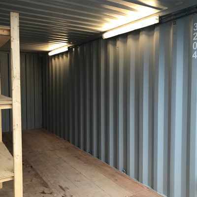 20ft container elektra en stelling