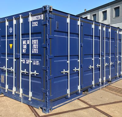 20ft open side container